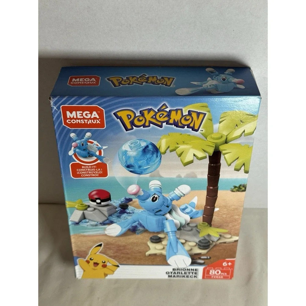 BRIONNE POKEMON MEGA CONSTRUX ACTION FIGURE SEALED SET 80pc MISB 2018 RARE